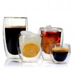 SGS FDA Insulated Thermal 450ml Double Wall Coffee Cups for sale