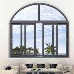 Heat Insulation Inward Opening Window , Horizontal Opening Aluminium Fold Window