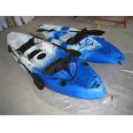 Sit on top kayak / sit inside kayak / double seat kayak / fishing kayak blue/white for sale