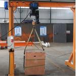 SGS Indoor Portable Gantry Crane 2000kg Small Travelling Gantry Crane for sale