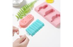 China OEM ODM Supported Pink Blue 3D Silicone Soap Molds supplier