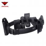 Tactical  Military Combat Belt , 1000D Oxford Black Military Belt With Small Pouches for sale