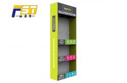 China Moisture Resistant Side Wing Display With Tires Convenient Glossy / Matt Varnishing supplier