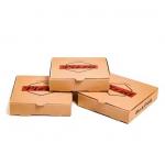 Fast Food Packaging Corrugated Pizza Box with Custom Order Acceptance and CMYK 4 Color Printing for sale