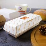 Wholesale customized hamburger hot dog packaging box eco-friendly and biodegradable packaging box for sale