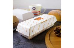 China Wholesale customized hamburger hot dog packaging box eco-friendly and biodegradable packaging box supplier