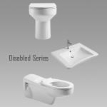 Sanitary Ware Disabled Specific One Piece Prison Toilet Set Anti Odor for sale