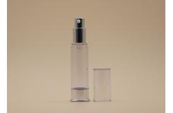 China 100ml Airless Pump Cosmetic Packaging Portable With Transparent Over Cap supplier
