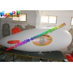 0.18mm PVC 6m Inflatable Helium Blimp For Advertising , Logo Printing for sale