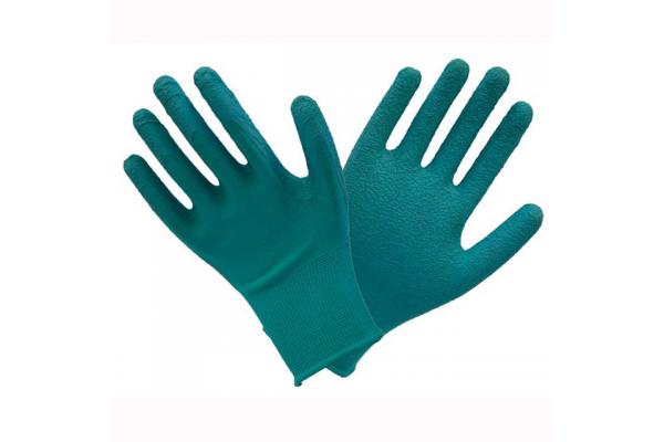 Comfortable Latex Coated String Knit Gloves Superior Durability Long Wearing
