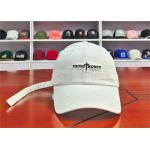 ACE ODM Creative Flat Embroidery Logo Long Strip Buckle Custom Baseball Curve Brim Cap Hat for sale