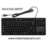 Waterproof USB Interface Industrial PC Keyboard 106 Keys No Noise With Touchpad for sale
