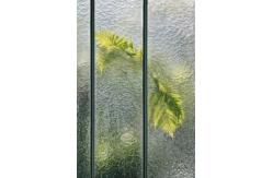 China 3300x6000mm Mistelite Flutelite Millenium Coloured Frosted Patterned Glass supplier