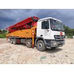 China 2013 52 m concrete pump truck 52 m installed Mercedes chassis factory
