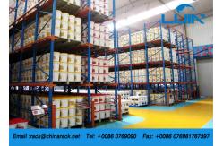 China Selective Drive In Pallet Rack Powder Coated Finish 1350mm - 3900mm Width supplier