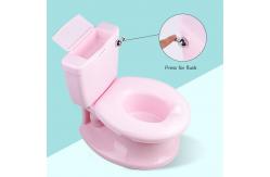 China Custom Logo Print Blue Baby Potty Toilet with EN71 Certified Materials supplier
