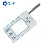 DC 12V Flat Membrane Switch Panel With Insulation Resistance >100MΩ And Storage Temperature for sale