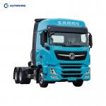 Diesel Engine 6x4 Dump Truck With 6 Cylinders Blue Trailer Head Truck for sale