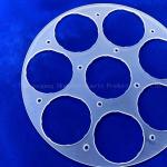 Custom Quartz Frosted Accessories Semiconductor High Temperature Resistance High Purity for sale