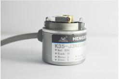China 5000ppr 8mm Hollow Shaft HTL TTL Optical Incremental Rotary Encoder Push Pull IP50 supplier