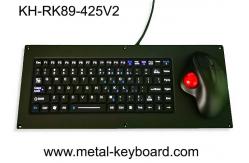 China IP65 Silicone Keyboard USB Panel Mount Keyboard With Ergonomic Trackball Mouse supplier