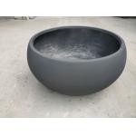 Smooth Surface Fiber Clay Flower Pot Planter For Hotel And Garden