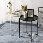 Small Coffee 21.5x19x1.9 Inches Sofa Side End Table With Tray