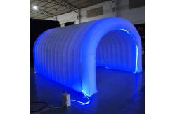 China Customized Giant Inflatable Tunnel Sport Tunnel Advertising Tunnel Tent With LED Light supplier