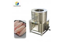 China Tengsheng Rotated Shaving Fish Skin Cleaning Machine , Trout Fish Skin Peeling Machine supplier