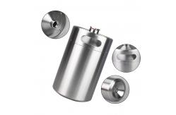 China Portable Vacuum Insulated Mini Keg , 4L 128oz 1 Gallon Beer Keg supplier