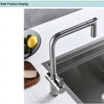 China Angled Spout Pull Out Mixer Tap for sale