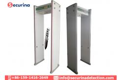 China Multi Lanuague Operation Pass Through Metal Detector 33 Pinpoint Zones LCD Screen supplier