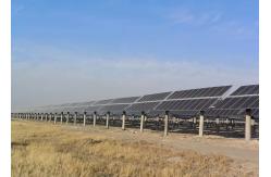 China Auto Solar Panel Single Axis Tracking System Sun Tracker Mounting Structure supplier