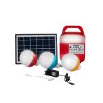 OEM DC15V 8000mah Solar Home Lighting System With FM Radio for sale