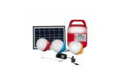 China OEM DC15V 8000mah Solar Home Lighting System With FM Radio supplier