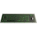 Waterproof metal Backlit USB Keyboard with 81 Keys compact illuminated keyboard for sale