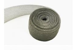 China Stainless Steel Knitted Wire Mesh Gasket  1 Inch Width For EMI Shielding supplier