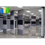 Floor To Ceiling Fabric Printed Office Wall Panel Sound Proof Folding Sliding Partition for sale