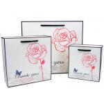 Custom Luxury White Paper Carry Bag With Artwork Printing Manufacturers
