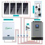Energy Saving Hybrid Solar System Kit MPPT Controller for sale