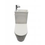 China New Model Favorable SWJ101 Price Two Piece Washdown Rimless Toilets with Faucet for washing Hand SInks for sale