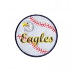 China Embroidered Iron On Source Sport Football Styles Patches For Shirt Hat for sale
