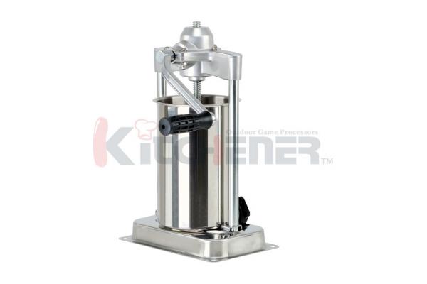 Front Cylinder Lock Manual Sausage Stuffer 15 Lb Vertical With Two Steel Bars