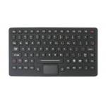 IP65 Waterproof USB Interface Silicone Industrial Keyboard With Touchpad