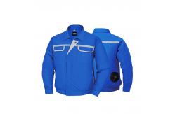 China Unisex Lightweight Air Conditioning Coat Navy Blue Customized supplier