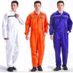 White Plus Size Fire Resistant Workwear 100% Cotton For Coal Mine Industry for sale