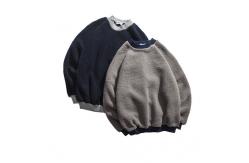 China Mens Plain Oversized Crewneck Sweatshirt , Oversized Sherpa Fleece Sweatshirt supplier