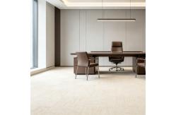 China Off-White (Warm White / Cream White)heavy duty commercial carpet squares；anti-fouling surface antibacterial performance supplier