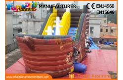China Custom Printing Inflatable Commercial Bouncy Castles With Slide supplier
