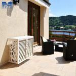 OEM / ODM Aluminium Air Conditioner Cover Rectangle Shape Standard for sale